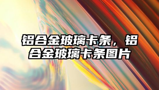 鋁合金玻璃卡條，鋁合金玻璃卡條圖片