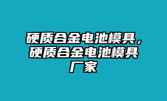 硬質合金電池模具，硬質合金電池模具廠家