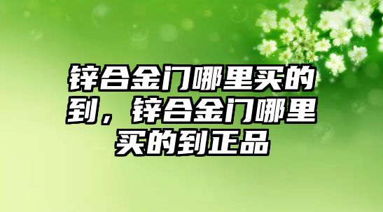 鋅合金門哪里買的到，鋅合金門哪里買的到正品