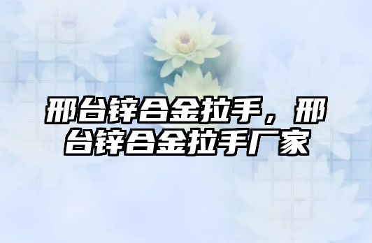 邢臺(tái)鋅合金拉手，邢臺(tái)鋅合金拉手廠家