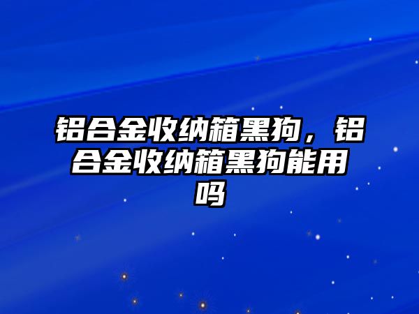 鋁合金收納箱黑狗，鋁合金收納箱黑狗能用嗎