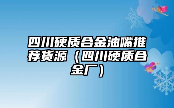 四川硬質(zhì)合金油嘴推薦貨源（四川硬質(zhì)合金廠）