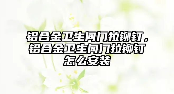 鋁合金衛(wèi)生間門拉鉚釘，鋁合金衛(wèi)生間門拉鉚釘怎么安裝