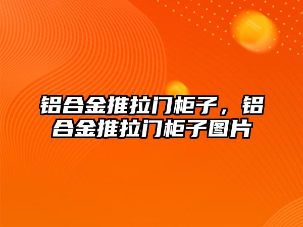 鋁合金推拉門柜子，鋁合金推拉門柜子圖片