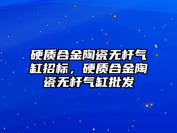 硬質(zhì)合金陶瓷無桿氣缸招標，硬質(zhì)合金陶瓷無桿氣缸批發(fā)