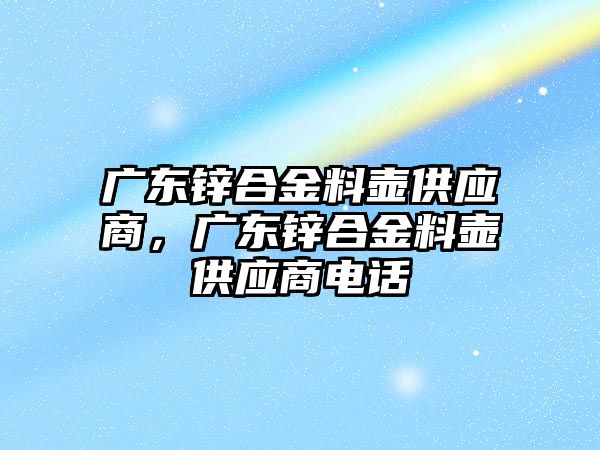 廣東鋅合金料壺供應(yīng)商，廣東鋅合金料壺供應(yīng)商電話