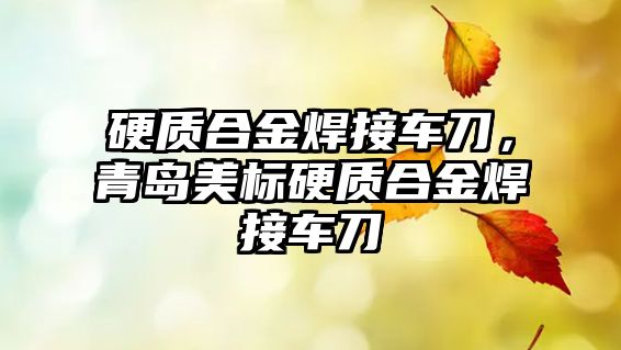 硬質(zhì)合金焊接車刀，青島美標硬質(zhì)合金焊接車刀