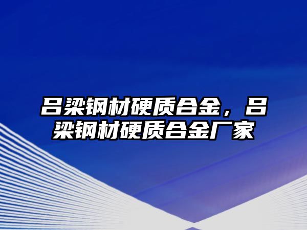 呂梁鋼材硬質(zhì)合金，呂梁鋼材硬質(zhì)合金廠家