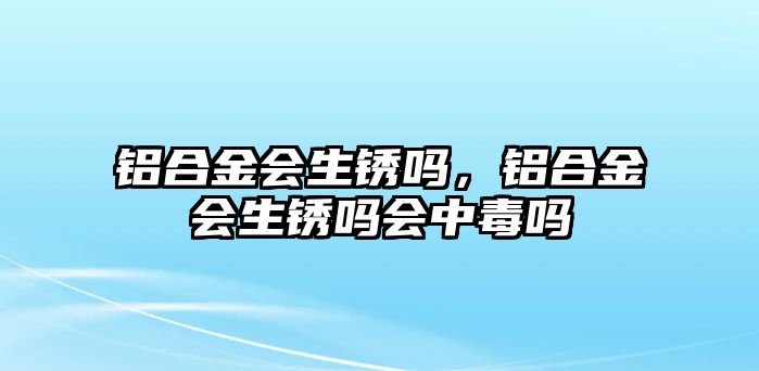 鋁合金會生銹嗎，鋁合金會生銹嗎會中毒嗎