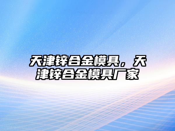 天津鋅合金模具，天津鋅合金模具廠家