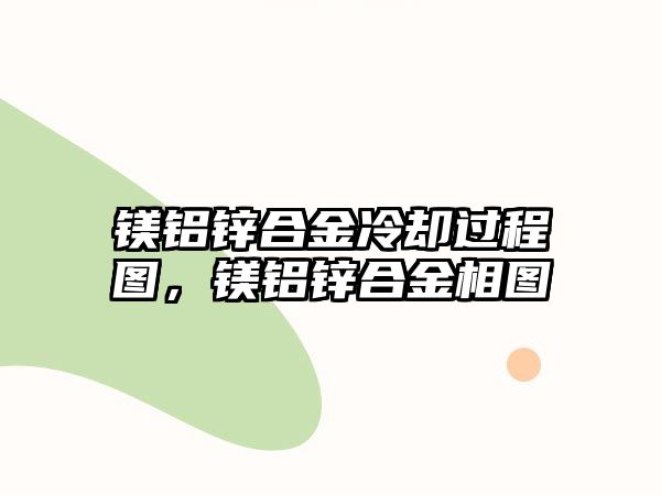 鎂鋁鋅合金冷卻過程圖，鎂鋁鋅合金相圖