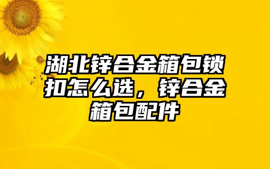 湖北鋅合金箱包鎖扣怎么選，鋅合金箱包配件