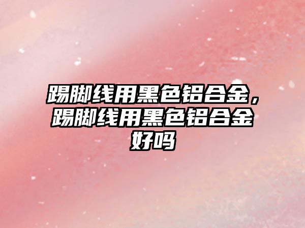 踢腳線用黑色鋁合金，踢腳線用黑色鋁合金好嗎