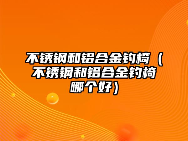 不銹鋼和鋁合金釣椅（不銹鋼和鋁合金釣椅哪個(gè)好）