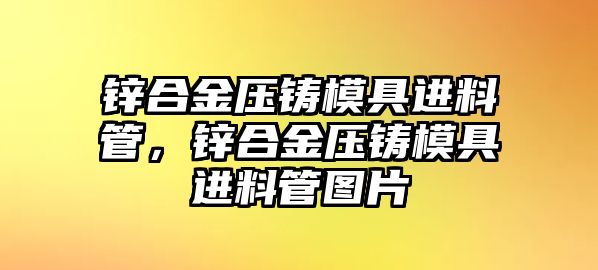 鋅合金壓鑄模具進料管，鋅合金壓鑄模具進料管圖片