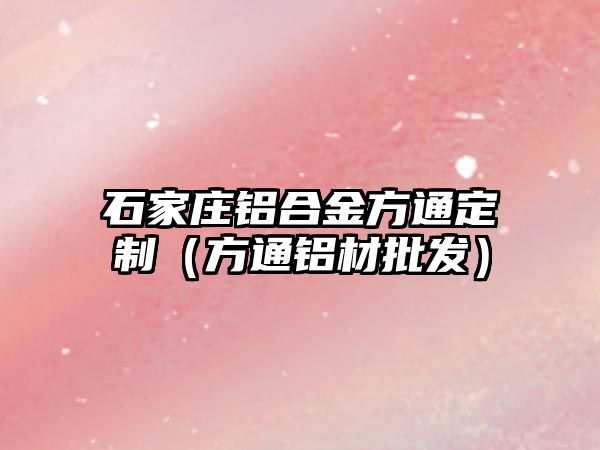 石家莊鋁合金方通定制（方通鋁材批發(fā)）