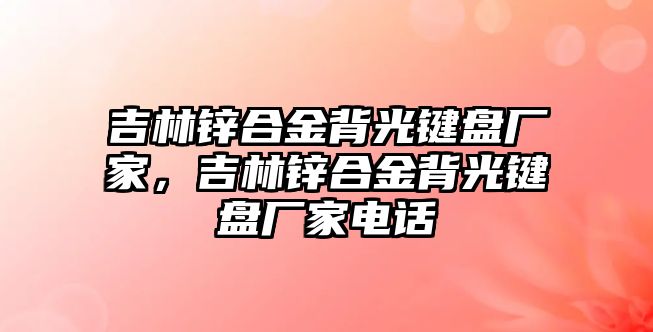 吉林鋅合金背光鍵盤廠家，吉林鋅合金背光鍵盤廠家電話