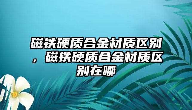 磁鐵硬質(zhì)合金材質(zhì)區(qū)別，磁鐵硬質(zhì)合金材質(zhì)區(qū)別在哪