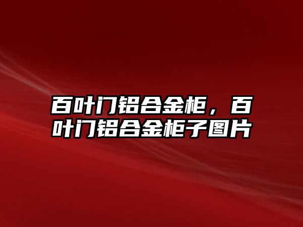 百葉門鋁合金柜，百葉門鋁合金柜子圖片