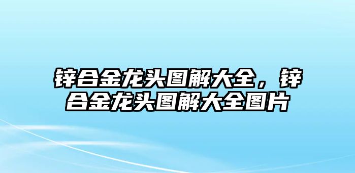 鋅合金龍頭圖解大全，鋅合金龍頭圖解大全圖片