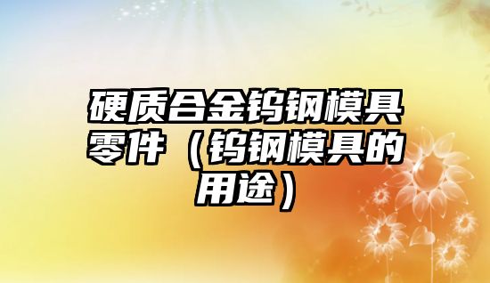 硬質(zhì)合金鎢鋼模具零件（鎢鋼模具的用途）