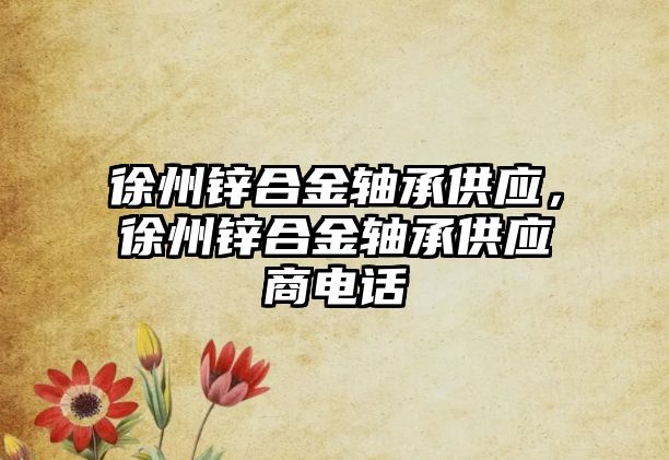 徐州鋅合金軸承供應(yīng)，徐州鋅合金軸承供應(yīng)商電話