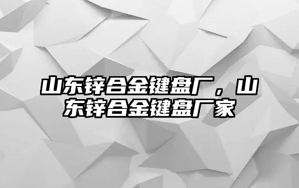 山東鋅合金鍵盤廠，山東鋅合金鍵盤廠家