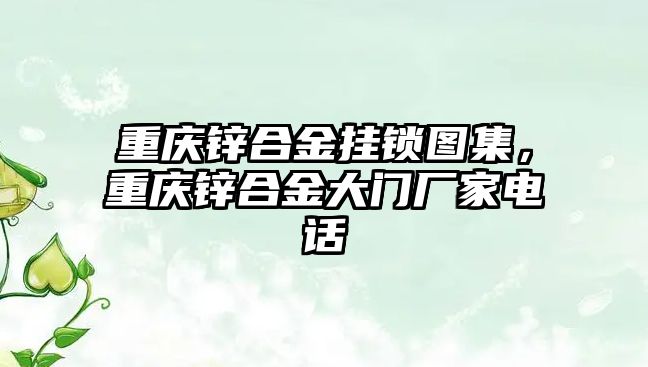 重慶鋅合金掛鎖圖集，重慶鋅合金大門廠家電話