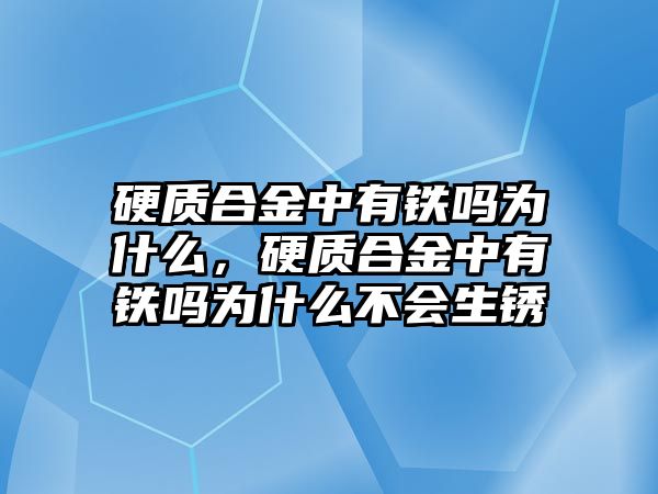 硬質(zhì)合金中有鐵嗎為什么，硬質(zhì)合金中有鐵嗎為什么不會生銹