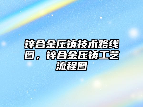 鋅合金壓鑄技術路線圖，鋅合金壓鑄工藝流程圖