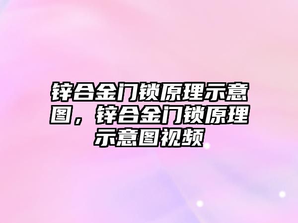 鋅合金門鎖原理示意圖，鋅合金門鎖原理示意圖視頻