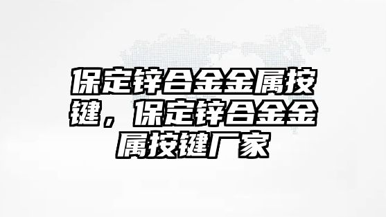 保定鋅合金金屬按鍵，保定鋅合金金屬按鍵廠家