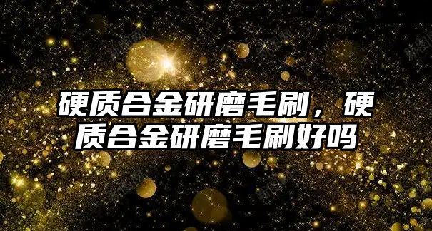 硬質(zhì)合金研磨毛刷，硬質(zhì)合金研磨毛刷好嗎