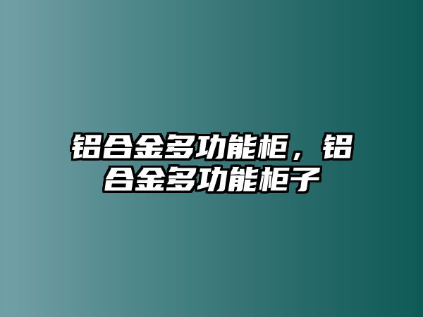 鋁合金多功能柜，鋁合金多功能柜子