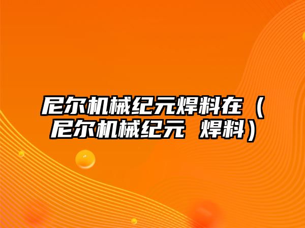 尼爾機械紀元焊料在（尼爾機械紀元 焊料）