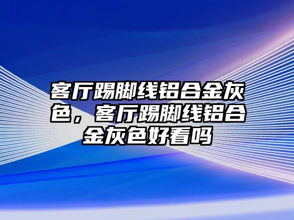 客廳踢腳線鋁合金灰色，客廳踢腳線鋁合金灰色好看嗎