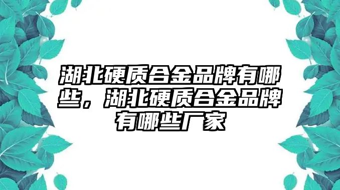 湖北硬質合金品牌有哪些，湖北硬質合金品牌有哪些廠家