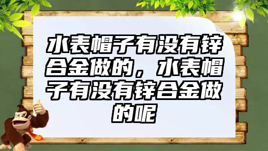 水表帽子有沒有鋅合金做的，水表帽子有沒有鋅合金做的呢