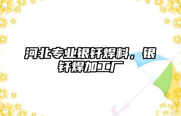 河北專業(yè)銀釬焊料，銀釬焊加工廠