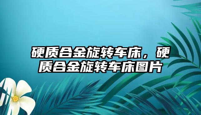 硬質合金旋轉車床，硬質合金旋轉車床圖片