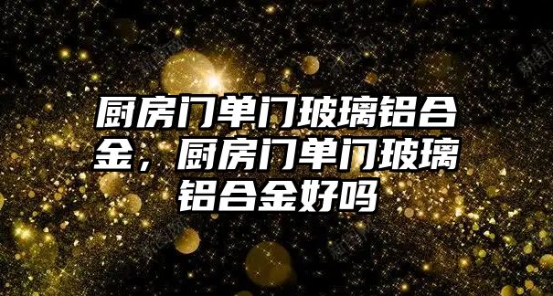 廚房門單門玻璃鋁合金，廚房門單門玻璃鋁合金好嗎