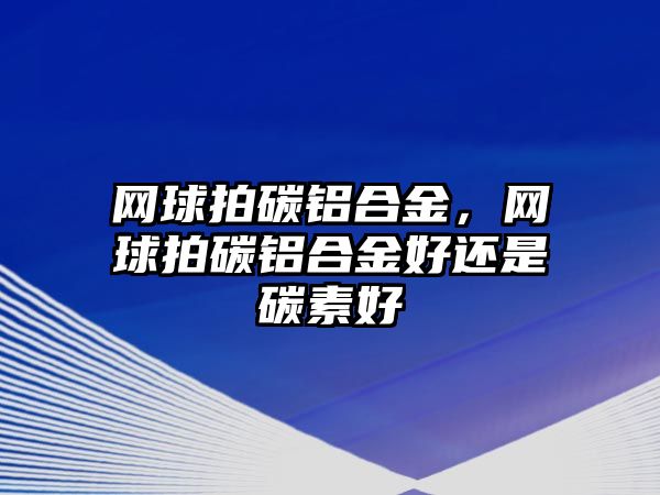 網球拍碳鋁合金，網球拍碳鋁合金好還是碳素好