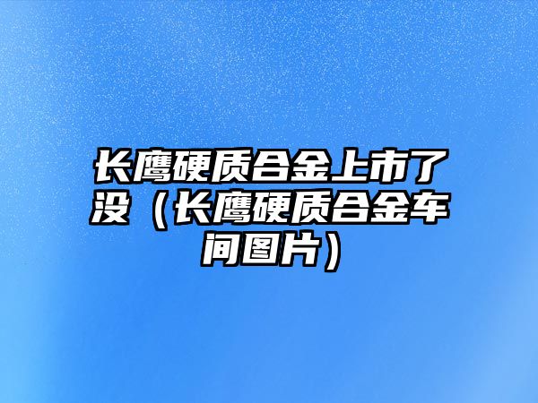 長鷹硬質(zhì)合金上市了沒（長鷹硬質(zhì)合金車間圖片）