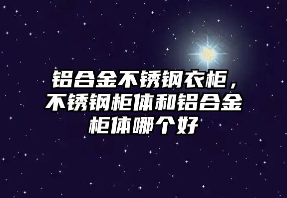 鋁合金不銹鋼衣柜，不銹鋼柜體和鋁合金柜體哪個(gè)好