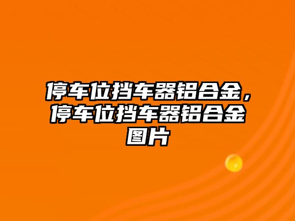 停車位擋車器鋁合金，停車位擋車器鋁合金圖片