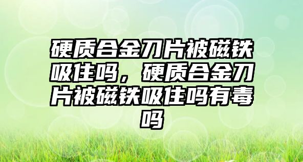 硬質(zhì)合金刀片被磁鐵吸住嗎，硬質(zhì)合金刀片被磁鐵吸住嗎有毒嗎