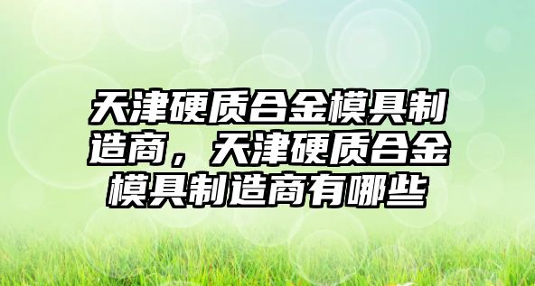 天津硬質(zhì)合金模具制造商，天津硬質(zhì)合金模具制造商有哪些