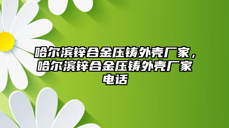 哈爾濱鋅合金壓鑄外殼廠家，哈爾濱鋅合金壓鑄外殼廠家電話