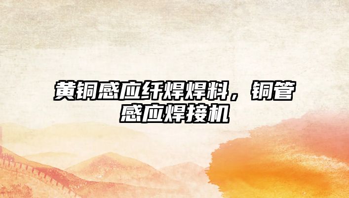 黃銅感應(yīng)纖焊焊料，銅管感應(yīng)焊接機(jī)