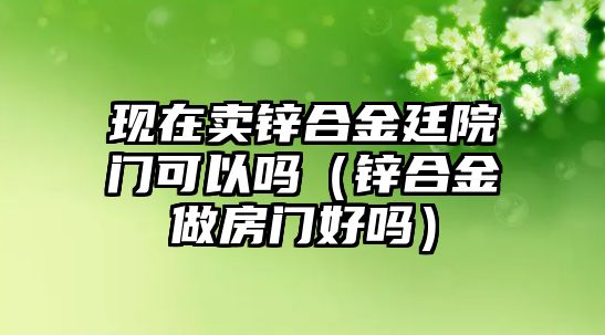 現(xiàn)在賣鋅合金廷院門可以嗎（鋅合金做房門好嗎）